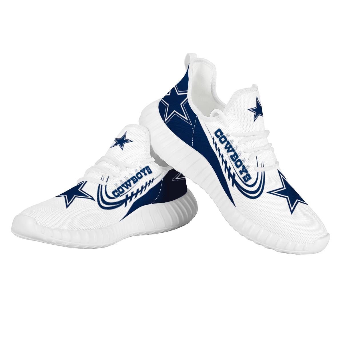 Women's Dallas Cowboys Mesh Knit Sneakers/Shoes 012 Women's Dallas Cowboys Mesh Knit Sneakers/Shoes 012